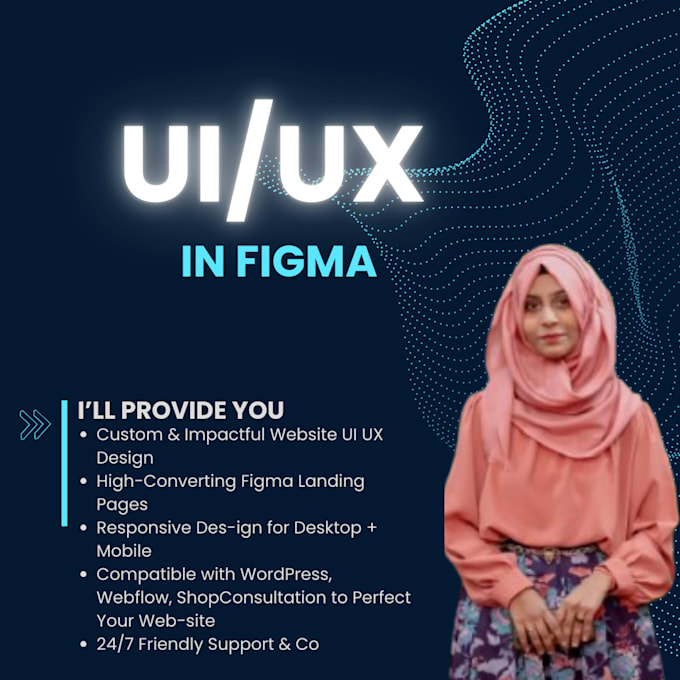 Gig Preview - Do figma website design, website ui ux design, ui ux, figma