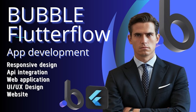 Gig Preview - Be bubble developer for bubble app, crm website flutterflow, adalo app, appsheet