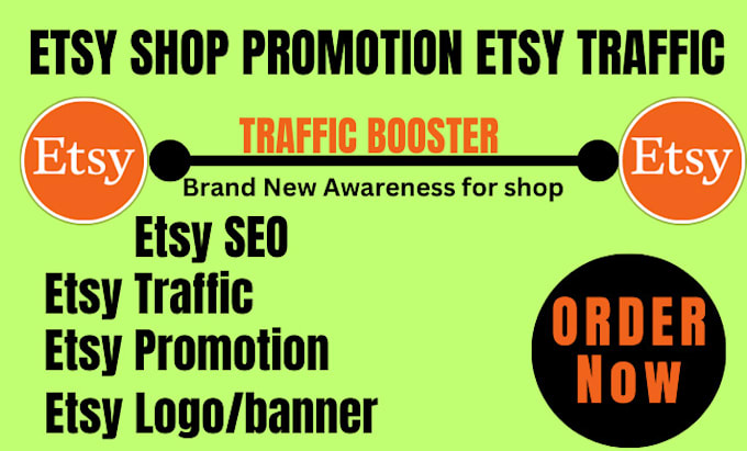 Gig Preview - Do etsy promotion etsy shop promotion to boost traffic sales