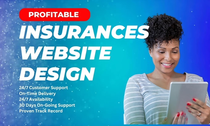 Gig Preview - Design or redesign a unique insurance website for life insurance agency