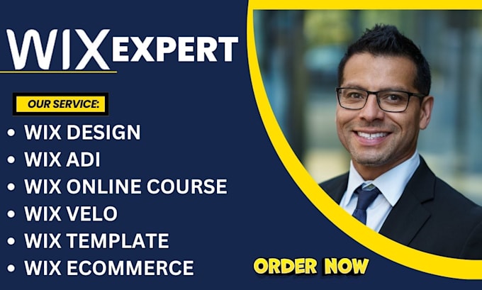 Gig Preview - Fix wix online course wix adi wix velo wix template wix design