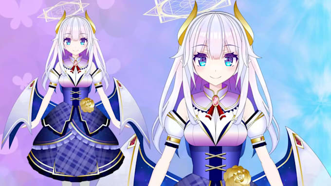 Gig Preview - Design vtuber model, 2d vtuber, live 2d vtuber model, live2d rigging, vtuber