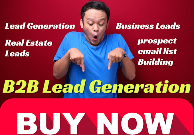 Gig Preview - Targeted b2b leads generation, linkedin lead prospect list email list building