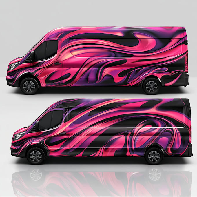 Gig Preview - Design van wrap design, car wrap design, truck wrap design