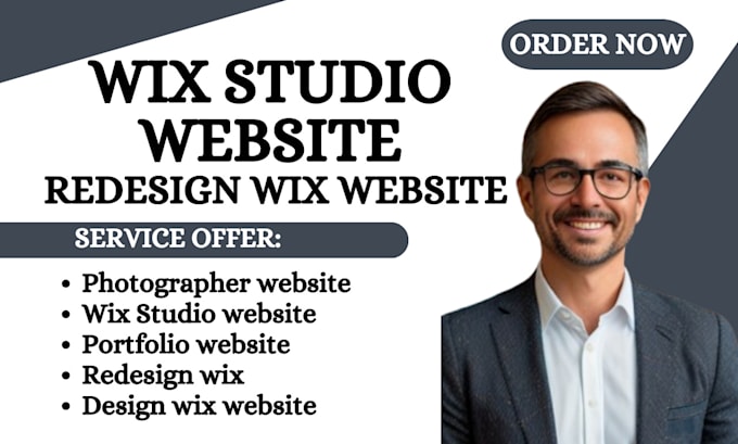 Gig Preview - Design, redesign and transfer your wix studio website using wix studio, wix seo