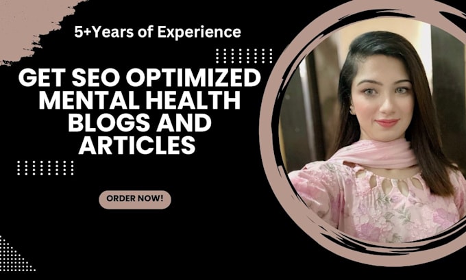 Gig Preview - Write seo mental health articles or blogs