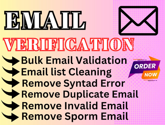 Gig Preview - Do bulk email verification or validation and list cleaning