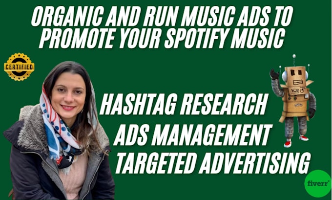 Bestseller - do organic and run music ads to promote your spotify music