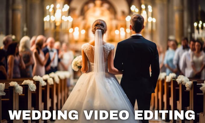 Gig Preview - Make professional cinematic wedding video editing and color grading