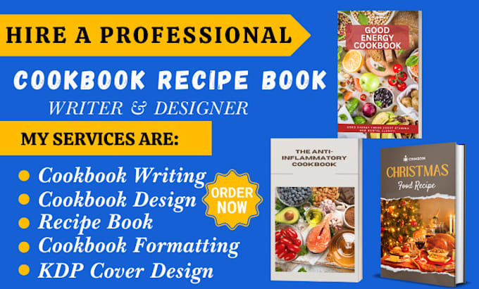 Bestseller - write and design healthy and delicious cookbook recipe book recipes cookbook