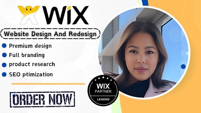 Gig Preview - Wix website design and redesign wix development