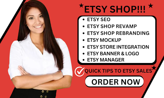 Gig Preview - Do etsy shop setup with etsy product etsy listing etsy digital product, etsy SEO