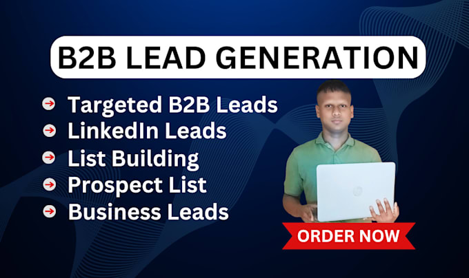 Gig Preview - Create linkedin leads and b2b leads for your company