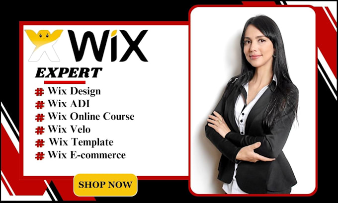 Gig Preview - Wix design wix adi wix online course wix velo wix template