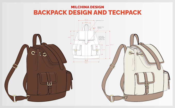 Gig Preview - Design the backpack tech pack ready for sampling