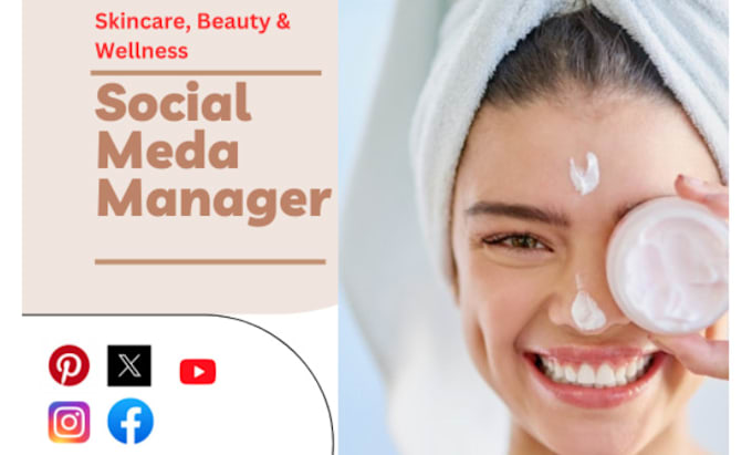 Gig Preview - Be your social media manager for ecommerce skincare and beauty products