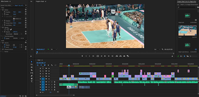 Gig Preview - Edit nba basketball videos and shorts with your script and voiceover