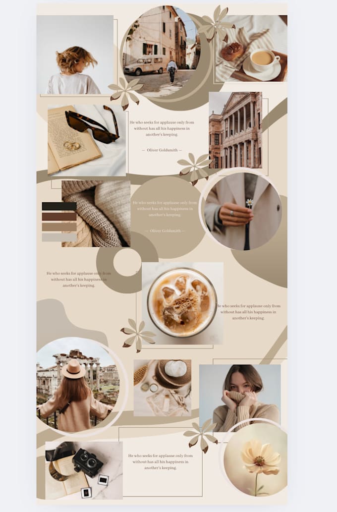 Gig Preview - Design an aesthetic instagram puzzle feed