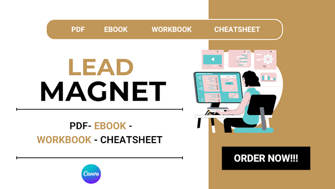 Gig Preview - Do canva ebook design, pdf lead magnet, workbook, event magazine planner