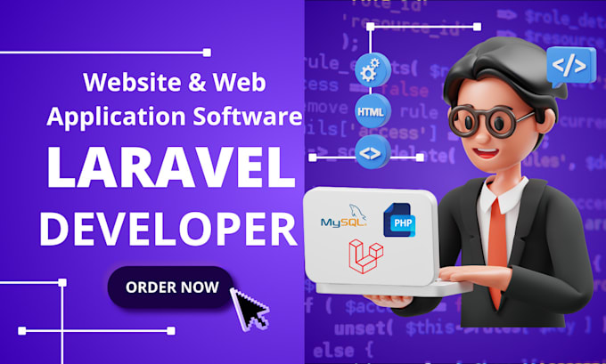 Gig Preview - Be expert laravel developer, build robust web application