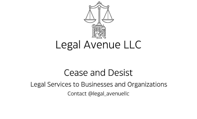 Gig Preview - Draft cease and desist letter and other legal notices