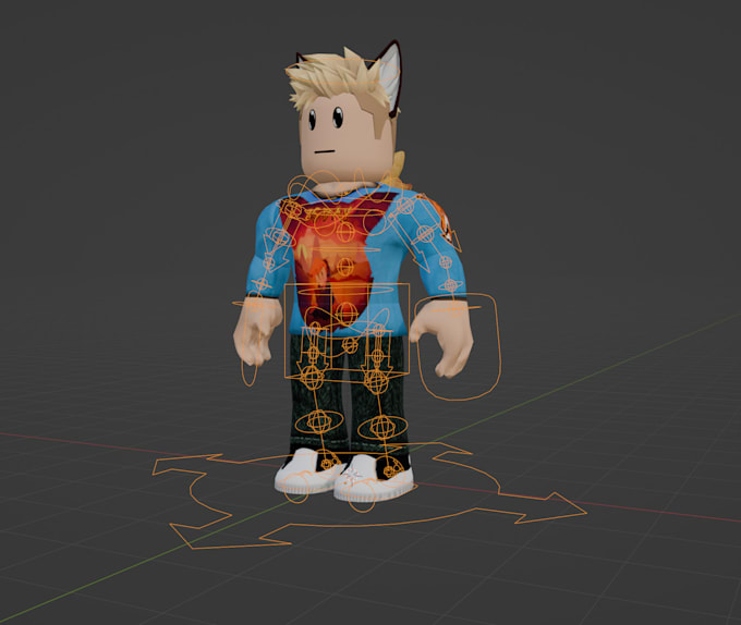 Gig Preview - Create your roblox character as a 3d animated character