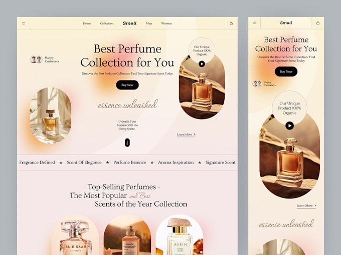 Gig Preview - Do luxury shopify wix odoo godaddy squarespace website design and redesign