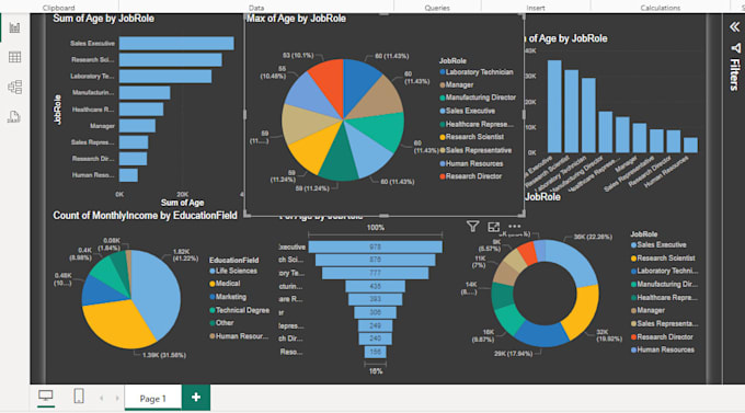 Gig Preview - Create power bi dashboard