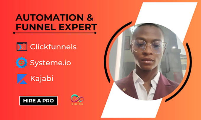 Gig Preview - Expert kajabi website design clickfunnels sales funnel systeme io landing page