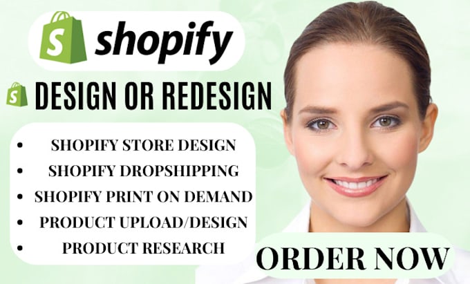 Bestseller - design, redesign shopify store, shopify dropshipping store, shopify website