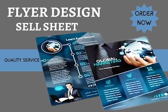 Gig Preview - Design business flyers, professional product sell sheet, brochures, lookbook