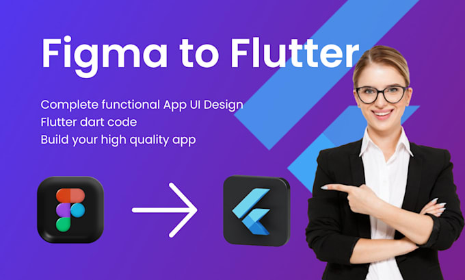 Bestseller - convert figma to flutter UI design, mobile app in 48 hours