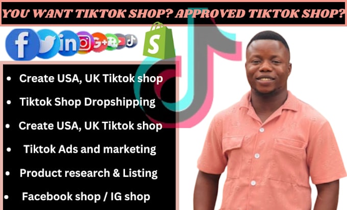 Bestseller - setup sales tiktok shop, do product listing manage tiktok shop tiktok marketing