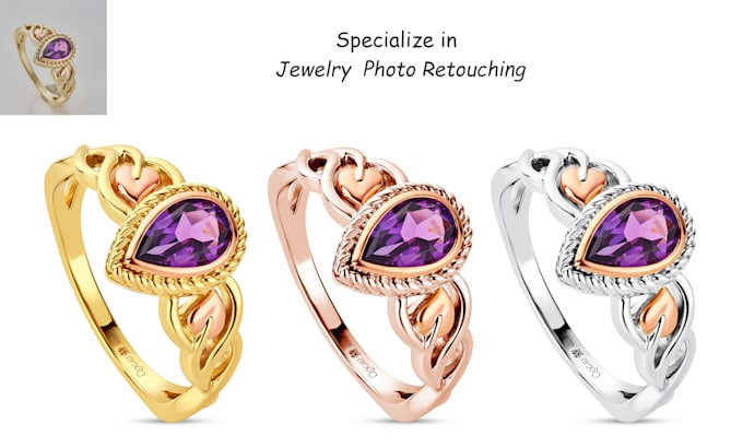 Gig Preview - Do jewelry retouching and  jewellery photoshop editing