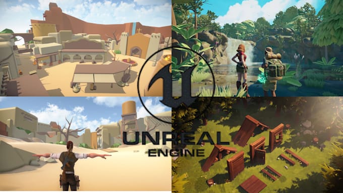 Gig Preview - Unreal engine game 3d environment game level design multiplayer game development