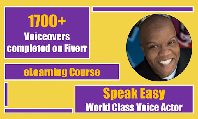 Gig Preview - Do voiceovers for your elearning course in 24 hours