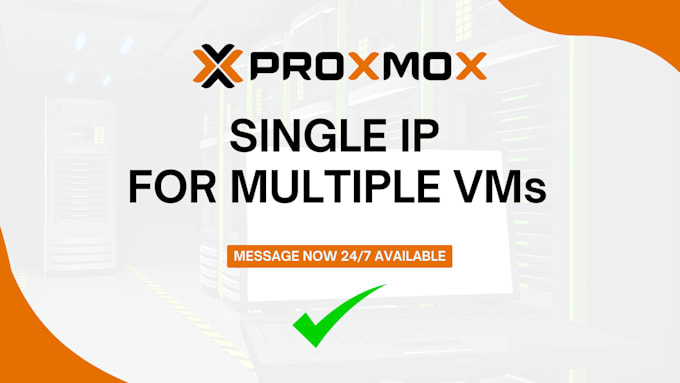 Bestseller - setup proxmox ve with single ip for multiple vms