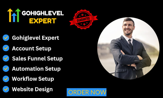 Gig Preview - Do gohighlevel salesfunnel gohighlevel email marketing course landing page ghl