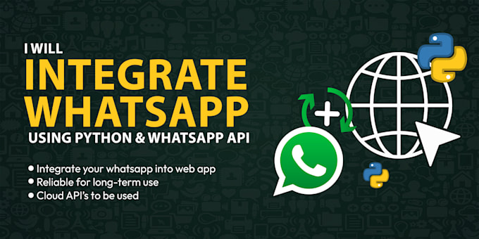 Gig Preview - Integrate whatsapp into your web app seamlessly