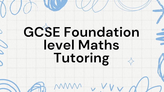 Bestseller - tutor you in gcse foundation level maths