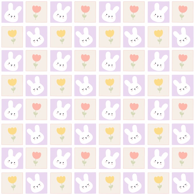 Gig Preview - Make a cute kawaii seamless pattern