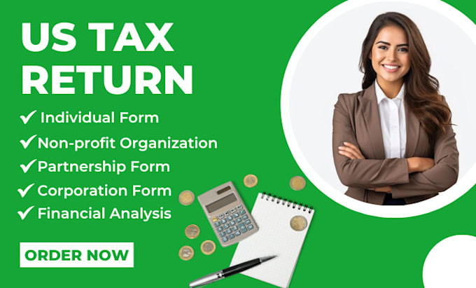 Gig Preview - Prepare and file US tax returns for individual and business 1040 1120 1065