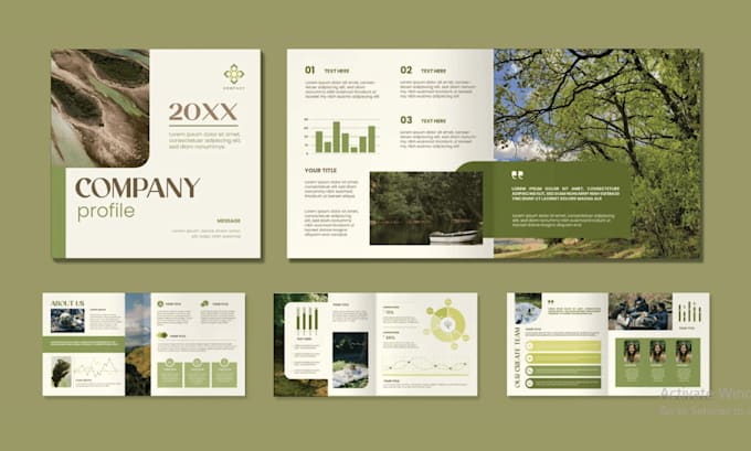 Gig Preview - Design company profile brochure design pitch desk white paper