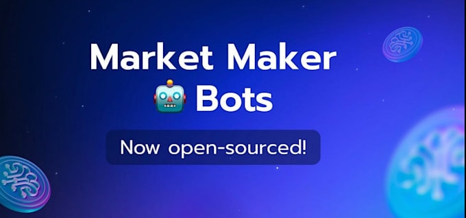 Gig Preview - Develop crypto market maker bot for exchanges or tokens