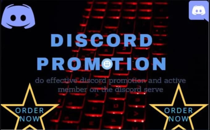 Gig Preview - Boost, advertise, grow and promote your discord server to get real active member