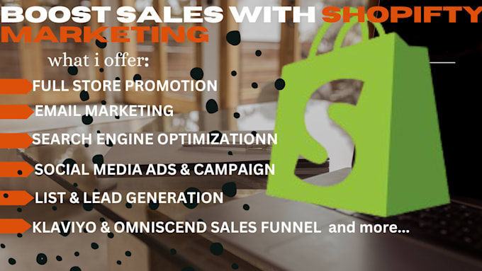 Bestseller - do shopify dropshipping marketing, social media marketing to boost shopify sales