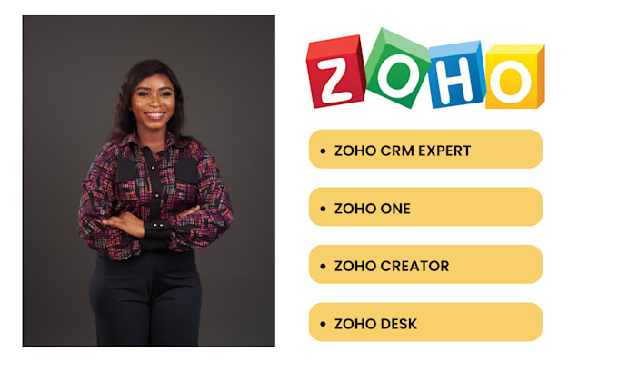 Gig Preview - Customize zoho crm creator one sites desk books salesiq form zoho