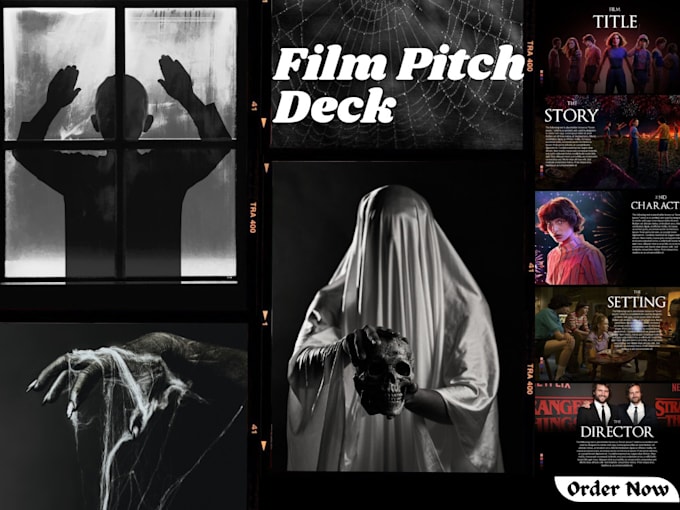 Gig Preview - Create investor film pitch deck and  podcast projects