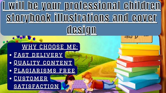 Gig Preview - Be your professional children storybook illustrations and cover design