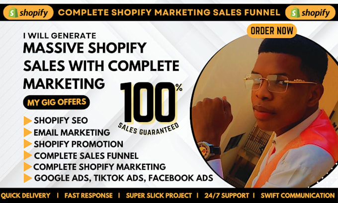 Bestseller - run tiktok ads for shopify marketing sales funnel shopify promotion facebook ads